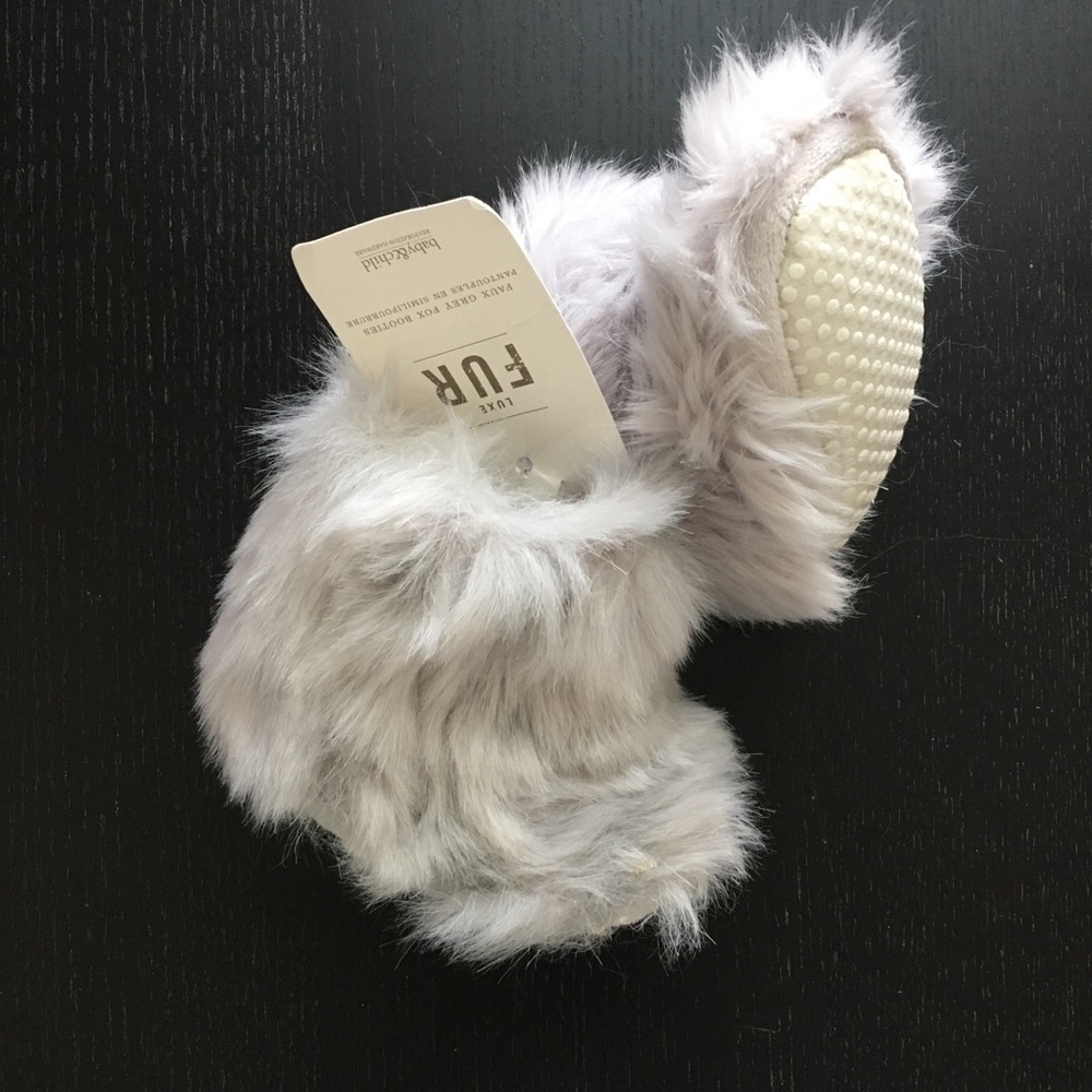 Restoration Hardware Baby Fur Booties